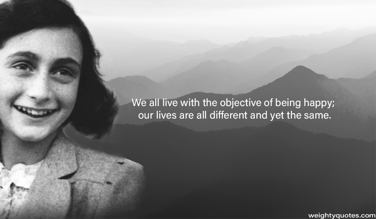 top 25 anne frank quotes and saying about life