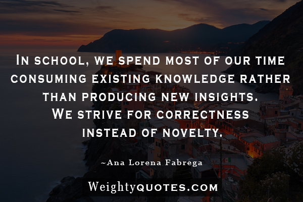 Famous Ana Lorena Fabrega Quotes