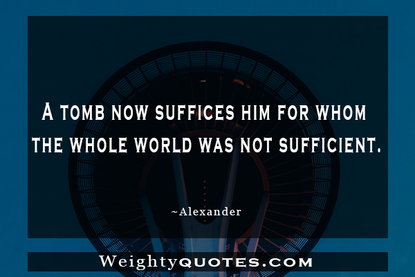 Best Alexander Quotes